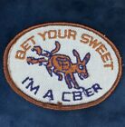 Vintage Patch - CB Radio - Bet Your Sweet Esel I'm A CB'er - Sammlerstück Neu aus altem Lagerbestand LKW