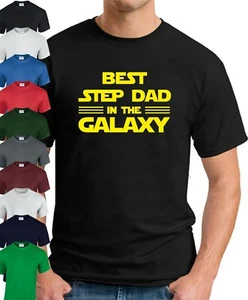CAMISETA BEST STEP DAD IN THE GALAXY > Divertido Eslogan Novedad Para Hombre Regalo Geek - Imagen 1 de 22