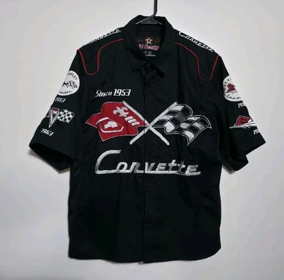 JH Design Corvette Men's Small Button Up Shirt - Image 1 of 4