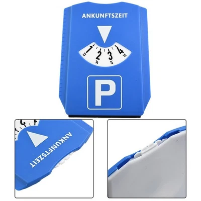 Brandneu Run Stop Schalter 1*Parkzeitmesser 15.2x12.4x0.8cm Batterie Blau - Bild 1 von 4