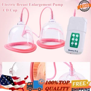 Electric Vacuum Pump Suction Breast Enlargement C/D Cup Breast Lifting Massager - Picture 1 of 8