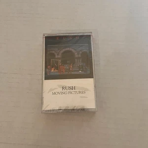 Rush Moving Pictures Cassette 1997 Reissue Remastered Clear Body Sealed - Picture 1 of 5