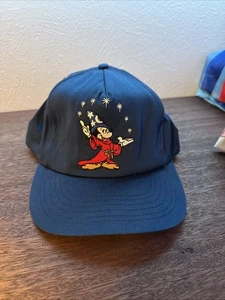 Vintage bestickte Mickey Mouse Zauberer Fantasie Mütze - Bild 1 von 4