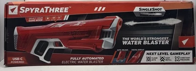 SPYRA 3 RED Automated Reload Water Blaster Premium Water Gun (opened Box) - Image 1 of 4