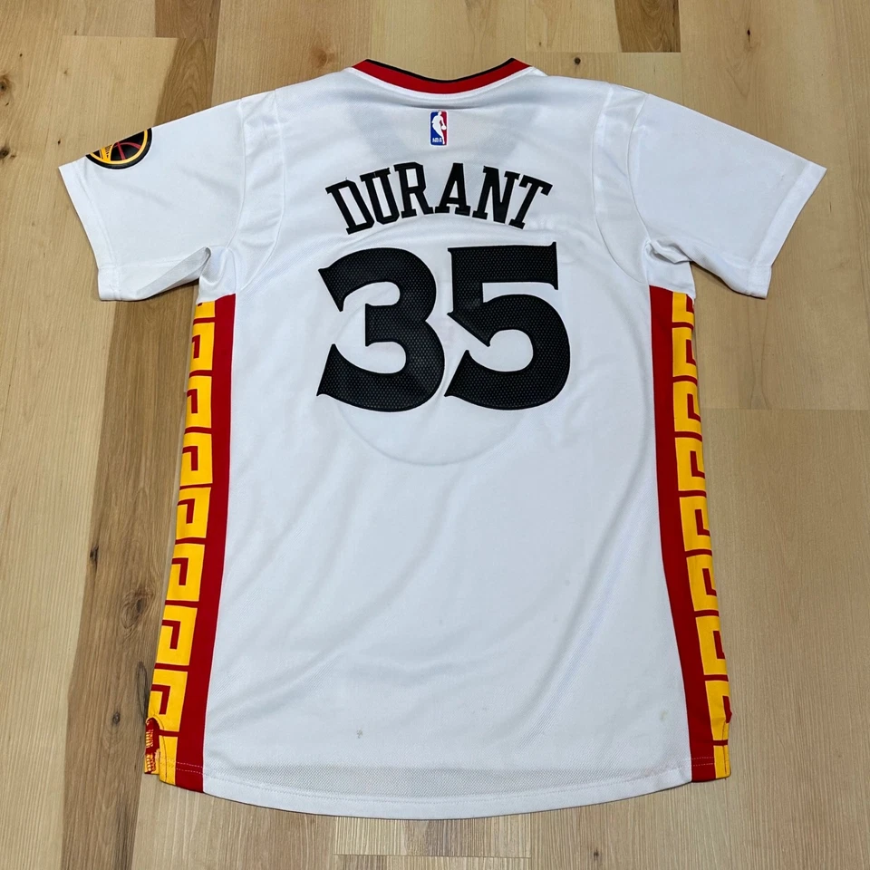 Camiseta Adidas Hombre L Golden State Warriors Kevin Durant #35 Año Nuevo Lunar 2016 Foto 1 de 4
