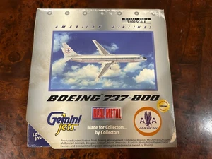 GEMINI JETS  AMERICAN AIRLINES BOEING 737-800 CHROME VERSION GJAAL123 - Picture 1 of 15