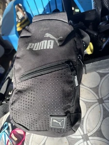 PUMA EVERCAT SIDEWALL SLING BACKPACK Black&Silver One Size Mini - Picture 1 of 5