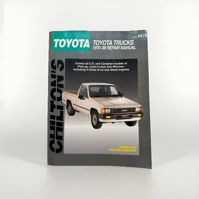 Toyota Pick-up Truck 1970-1988 taller servicio reparación manual motor aspiradora DYI 4X4 Foto 1 de 4