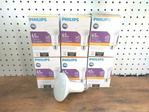 6 Pack Phillips BR30 Dimmable LED Flood Light 65w Equivalent Soft White - Picture 1 of 6