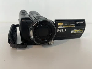 Sony HDR-SR12E 120GB HDD Handycam - FOR PARTS OR REPAIR - WORKING.. FOCUS ISSUE - Picture 1 of 8