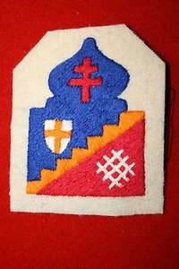 SUPERB COPY US ARMY WW2 6860TH HEADQUARTERS DETACHMENT T FORCE CLOTH PATCH - Picture 1 of 1