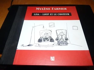LIVRE BROCHE "LISA - LOUP ET LE CONTEUR" Mylene FARMER - Picture 1 of 2
