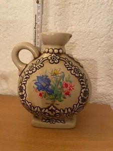 Weinkrug Keramik Porzellan Stein Bocksbeutel Lauf Blumenvase - Bild 1 von 3