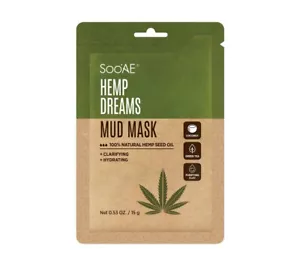 SOO'AE 100% Natural Hemp Seep Hemp Dreams Mud Mask Pack Of 2 Brand New Sealed - Picture 1 of 2