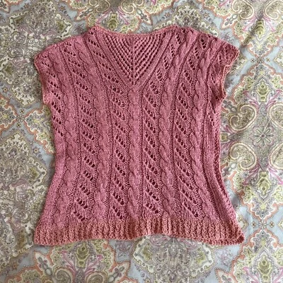 Top tejido rosa brillante chicle italiano vintage XS/S. En buen estado vintage. Foto 1 de 2