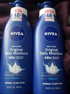 2 NIVEA Original Daily Moisture Body Lotion with Vitamin E, 16.9 oz - Picture 1 of 1