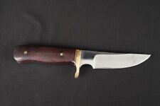Parsons Full Tang Wooden Handle Stainless Steel Fixed 4.38" Blade Hunting Knife