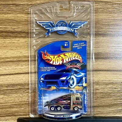 Hot Wheels Final Run Retiring Model Ramp Truck #4/12 Gold 2001 NIP - Image 1 of 2