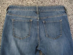 Gap Jeans Damen 8 Blau Denim Real Straight Mid Rise Medium Wash Retro 31x29 - Bild 1 von 15