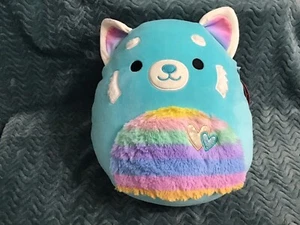 Squishmallows Vanessa Blue Rainbow Panda KellyToy Extra Large 16"-18"NWT  - Picture 1 of 6