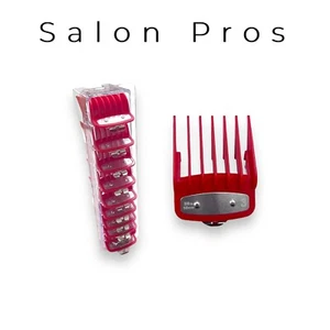 10 Premium Clipper Guards + Holder Fits Wahl, Babyliss, JRL and Gamma+ clippers