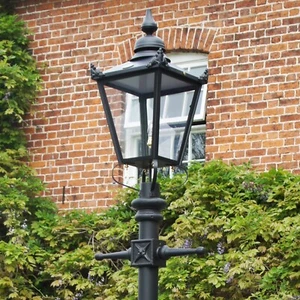 90cm Black Victorian Lantern - Replacement Lamp Post Top - Ex-Display - Picture 1 of 5