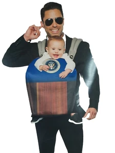 Adult's Baby And Me Secret Service POTUS Carrier Costume Accessory Kit - Picture 1 of 9