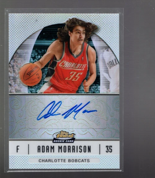 A2460- 2006-07 Finest Rookie Autographs Refractors #100 Adam Morrison H - Image 1 of 2