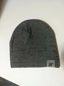 Starter Logo Herren grau und schwarz Winter Beanie Stocking Cap Mütze - Bild 1 von 3