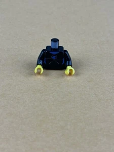 LEGO Scuba Diver Minifigure Torso Male Female Black Diving Suit w/ Blue - Picture 1 of 5