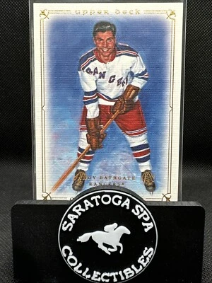 Andy Bathgate 2008-09 Upper Deck Masterpieces #76 New York Rangers - Image 1 of 3
