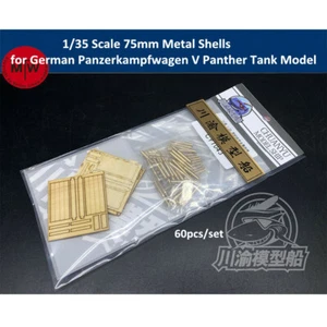 1/35 75mm Metallschalen für German Panzerkampfwagen V Panther Panzer 60pcs/set - Bild 1 von 2
