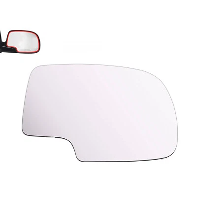 Vidrio espejo retrovisor para GMC Sierra 1500 2500 3500 1999-2006 lado derecho adhesivo convexo Foto 1 de 4