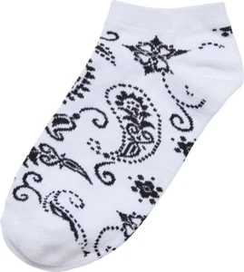 Paquete de 5 calcetines Urban Classics patrón bandana no show TB6425 - Imagen 1 de 2