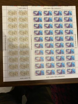 UNMOUNTED MINT 2006 EUROPA SPACE SET SHEETLETS TURKISH CYPRUS - Image 1 of 3