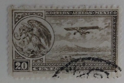 Sello de correo aéreo de México, 1929, sc#C13, usado Foto 1 de 2