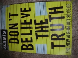 Oasis - Don`t Believe the Truth - Original PROMO POSTER - Picture 1 of 1