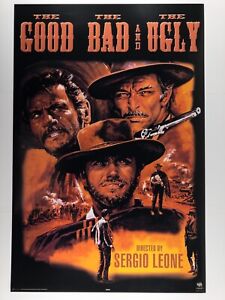 (LAMINATED) GOOD BAD UGLY SPAGHETTI WESTERN POSTER (61x91cm) PICTURE PRINT ART