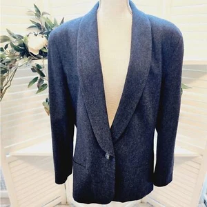 PENDLETON PURE VIRGIN WOOL GRAY BLAZER SIZE 16T - Picture 1 of 7