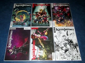 KILLER INSTINCT #1 variant set (6) 1:10 variant A B C D E 1st print DYNAMITE NM - Picture 1 of 1