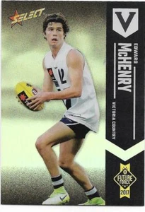 2017 Future Force Silver Rainbow Parallel (55) Edward McHENRY Victoria Country - Picture 1 of 1