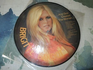 Brigitte Bardot ‎– And God Created The Woman Scarce Picture Disc LP 1983  - Picture 1 of 2