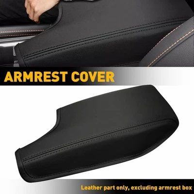 Se adapta a Subaru Crosstrek Impreza 2018-2023 consola central tapa reposabrazos cubierta negra Foto 1 de 4