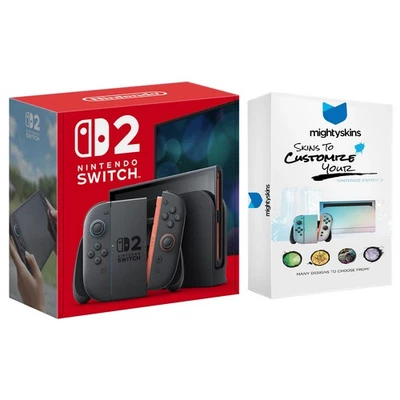 Nintendo Switch 2 Video Game Console with  MightySkins Code Bundle - Image 1 of 4