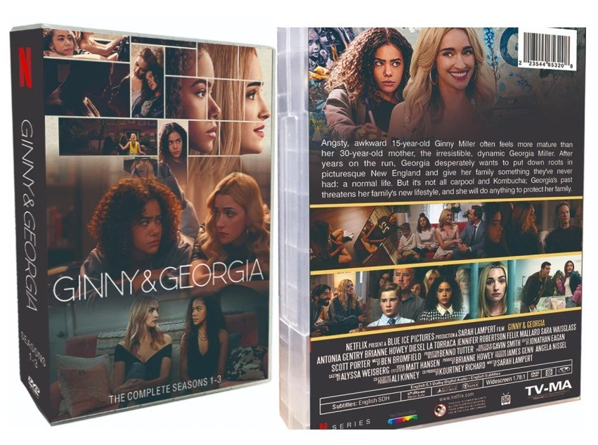 ~* Ginny & Georgia:The Complete Series, Season 1-3 (DVD, 12-Disc, new )Region 1