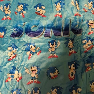 Sonic the Hedgehog Sudadera con Capucha JUEGO Little Sonics Niños Manta Usable 6-? Navidad Foto 1 de 4