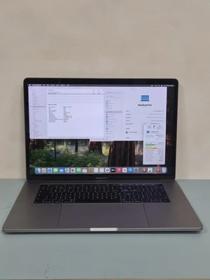 MacBook Pro 15" (2018) A1990 i7-8750H 16GB RAM 256GB SSD Radeon 555X - Image 1 of 4