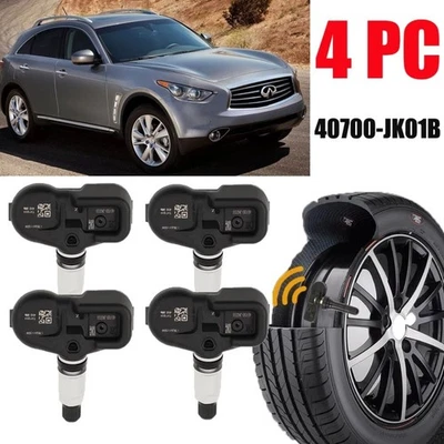 4 peças novo sensor de pressão de pneu 40700-jk01b tpms para Infiniti FX35 FX45 FX50 - Imagem 1 de 4