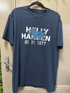 helly hansen Tshirt M Celebration Tee Navy - Picture 1 of 8