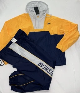 Nike Men's Loose Fit Club Marina Anorak 2pc Track Suit Size Medium - Picture 1 of 10